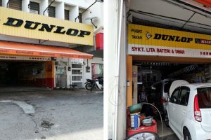 Kedai tayar di George Town, Malaysia