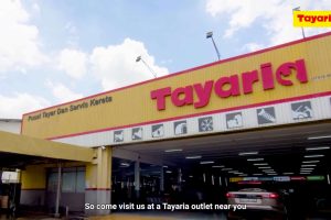 Kedai tayar di Jertih, Malaysia