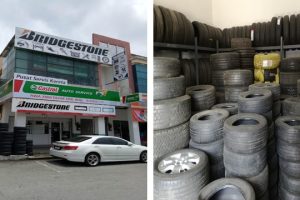 Kedai tayar di Seremban, Malaysia